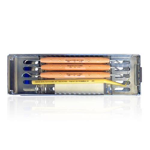 Wingrove Titanium Implant Scaler Go-To Set, R900 (3 Scalers, EasyView Probe, Sharpening Stone, Flip-Top Cassette) thumbnail 6