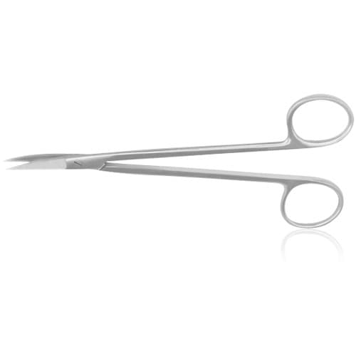 Hu-Friedy Kelly Scissors, Standard Series, Curved Pointed, #1 Serrated Blade, 6-1/4" (16 cm), 1/Pk, S1 thumbnail 6