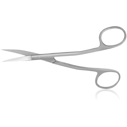 Hu-Friedy Scissors #10 Double-Curved, 5.25", Serrated Blade, Stainless Steel, Each thumbnail 3