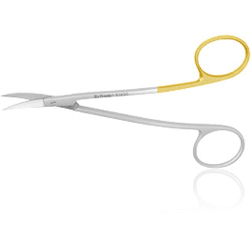 Hu-Friedy #14 LaGrange Double-Curved Super-Cut Scissors, 4.5" (11.5 cm), Serrated, S14SC thumbnail 5