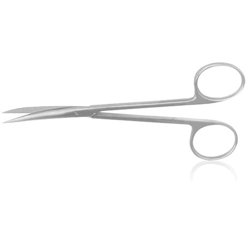 Hu-Friedy #15 Sullivan Surgical Scissors, Straight, 1 Serrated Blade, Stainless Steel, 5.5" (14cm) thumbnail 3