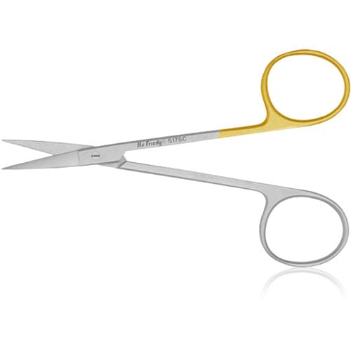 Hu-Friedy Iris Super-Cut Scissors, Straight, #17, 4.5", 1 Serrated Blade, S17SC thumbnail 5