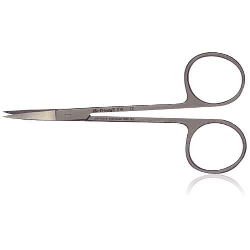Hu-Friedy Iris #18 Curved Scissors, Delicate, 4-1/2" (11.5 cm), Stainless Steel, S18 thumbnail 6