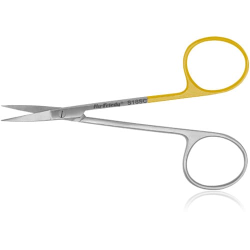 Hu-Friedy #18 Iris Curved Delicate Super-Cut Scissors, 4.5" (11.5 cm), S18SC thumbnail 10