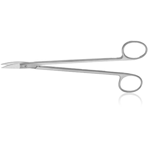 Hu-Friedy #1L Kelly Curved Surgical Scissors, 7", 1 Serrated Blade, Stainless Steel, Each thumbnail 4