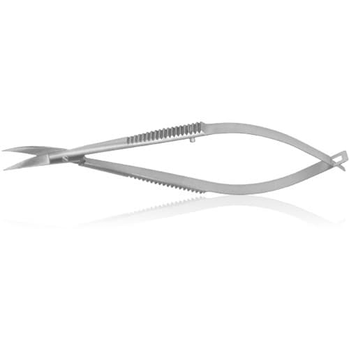 Hu-Friedy Castroviejo #31 Microsurgical Scissors, Curved, 10 cm (4"), Stainless Steel, Single Pair thumbnail 3