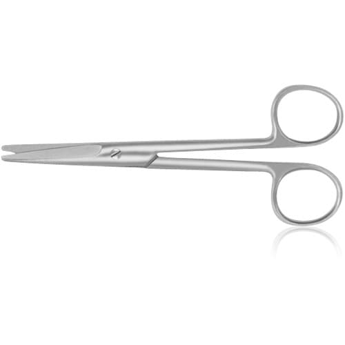 Hu-Friedy Mayo Scissors #4 Straight/Blunt, Stainless Steel, 4.5" Length, Each thumbnail 4