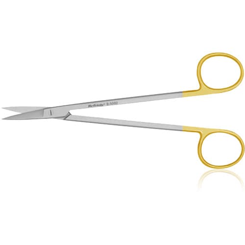 Hu-Friedy Kelly Perma Sharp Scissors, 6.25" Straight, 1 Serrated Blade, Surgical-Grade Stainless Steel with Tungsten Carbide, Each thumbnail 4