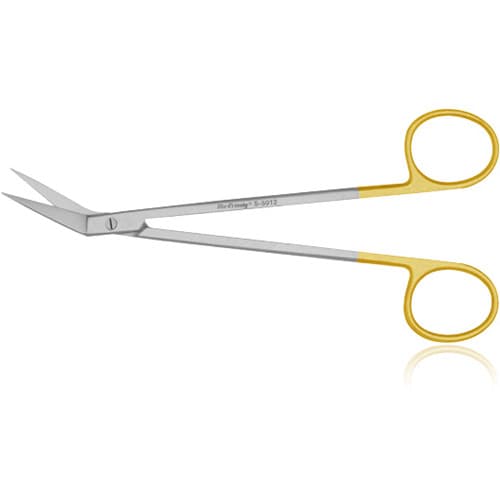 Hu-Friedy Locklin Perma Sharp Surgical Scissors, Straight Handle, Closed Shank, 6.5", 1 Serrated Blade thumbnail 4