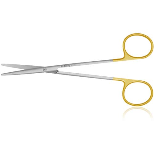 Hu-Friedy Perma Sharp Metzenbaum Scissors, Straight/Blunt, 5.5" (14.5 cm), Tungsten Carbide Inserts, 1 Each thumbnail 4