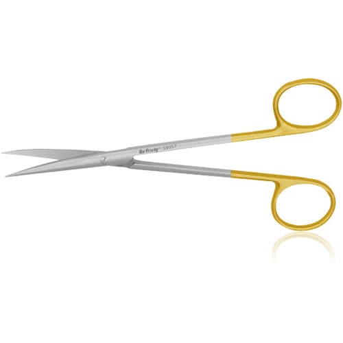 Hu-Friedy Metzenbaum Perma Sharp Surgical Scissors, Curved/Pointed, 5.5", Stainless Steel, Each, #5057 thumbnail 4