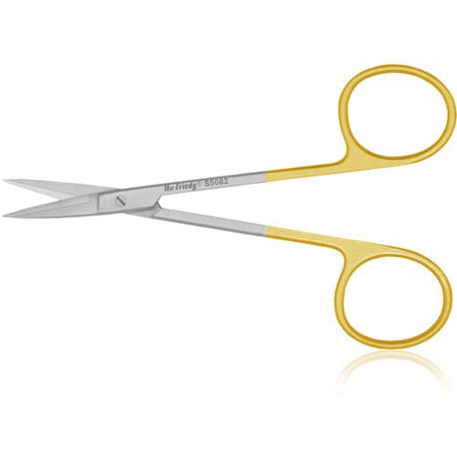 Hu-Friedy Iris Perma Sharp Straight Surgical Scissors, 4.5"/11.5cm, Stainless Steel, S5082 thumbnail 4
