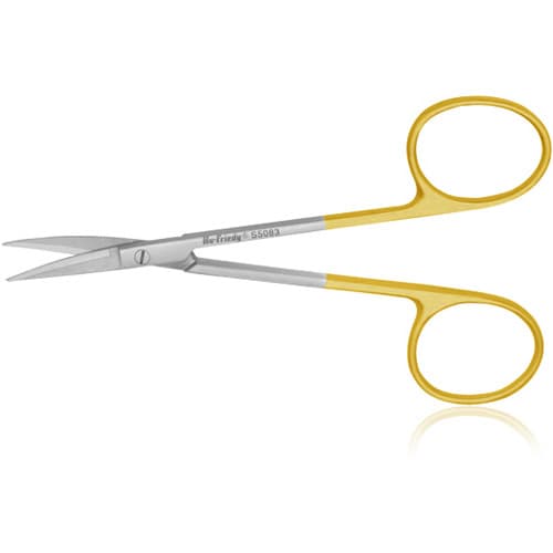 Hu-Friedy Iris Perma Sharp Surgical Scissors, Curved, 4.5", Stainless Steel, S5083 thumbnail 4