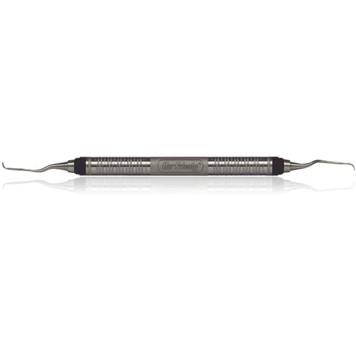 Hu-Friedy Mini-Five Gracey Curette 13/14, Rigid, Double-End, #6 Satin Steel Handle, SAS13/14R6 thumbnail 4