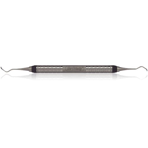 Hu-Friedy Columbia 13/14 Rigid Universal Curette, Double-Ended, #7 Satin Steel Colours Handle, SC13/14R7 thumbnail 3