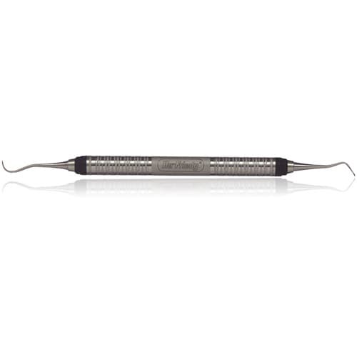Hu-Friedy Nevi 1 Anterior Sickle Scaler, Double-Ended, #7 Satin Steel Colours Handle, EverEdge 2.0, 1 Each thumbnail 2