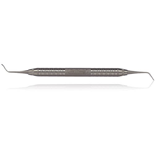 Hu-Friedy Nevi 2 Posterior Double-End Sickle Scaler, #6 Satin Steel Handle, SCNEVI2 thumbnail 9