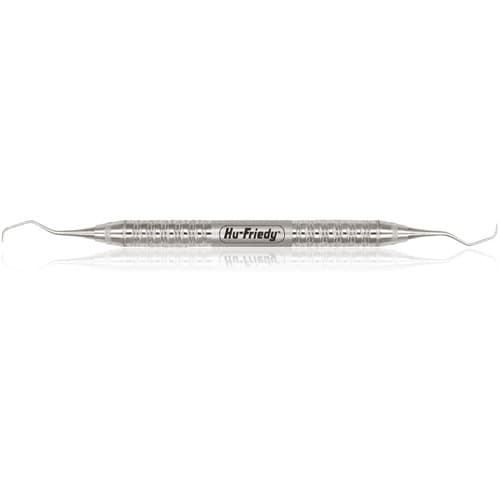 Hu-Friedy Gracey 3/4 Rigid Double-End Curette, #6 Satin Steel Handle, SG3/4R6 thumbnail 3