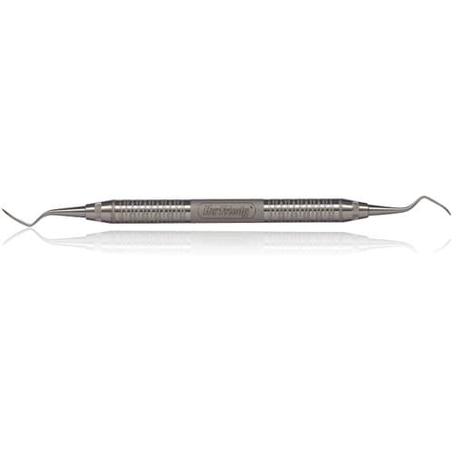 Hu-Friedy Universal Curette, Double-Ended, 17/18 Indiana University, #6 Satin Steel Handle, Posterior, SIU17/186 thumbnail 6