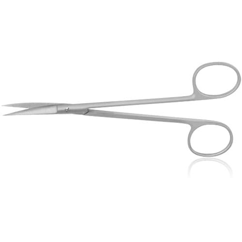Hu-Friedy Joseph Curved Scissors, 5.5" (14cm), 1 Serrated Blade, Surgical Stainless Steel, Each, 588385 thumbnail 3