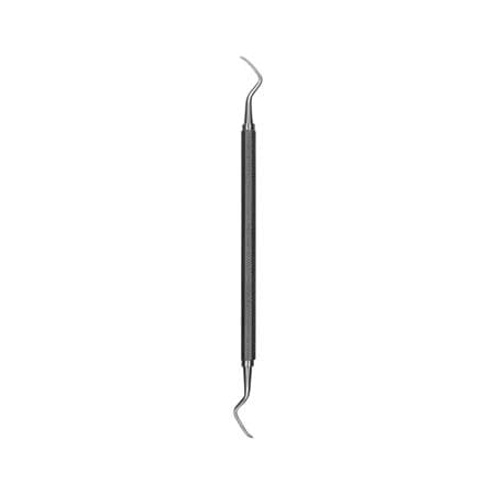 Hu-Friedy 8K/9K Kirkland Periodontal Surgical Curette, Double-Ended, #2 Octagonal Handle, SK8/9 thumbnail 3
