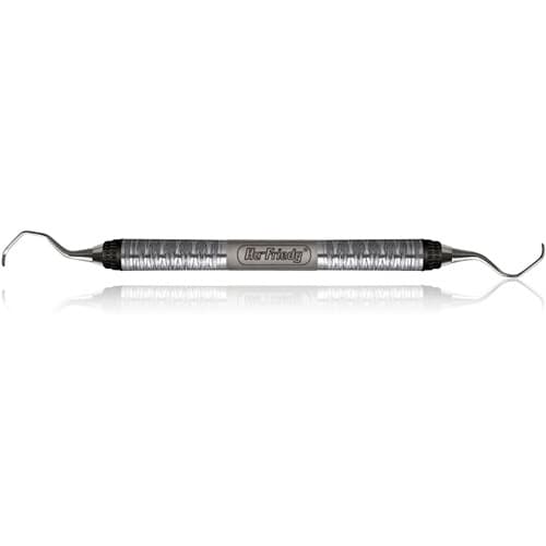 Hu-Friedy 17/18 Langer Double-End Universal Curette, #7 Satin Steel Colours Handle, SL17/187 thumbnail 2