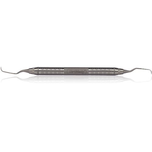 Hu-Friedy Langer 3/4 After Five Universal Curette, Double-Ended, #6 Satin Steel Handle, SL3/4AF6 thumbnail 4