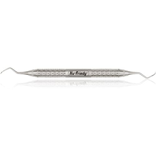 Hu-Friedy Sickle Scaler 23 DE, Double-Ended, #6 Satin Steel Handle, M23, 1 Each thumbnail 3