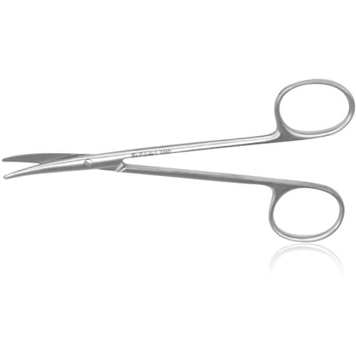 Hu-Friedy Baby Metzenbaum Scissors, 5", Curved, Stainless Steel, Each thumbnail 3