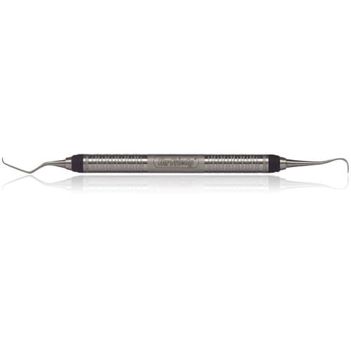 Hu-Friedy H5/137 Sickle/Curette Mini-Five Double-Ended Scaler, #7 Satin Steel Colours Handle, 1 Each thumbnail 3