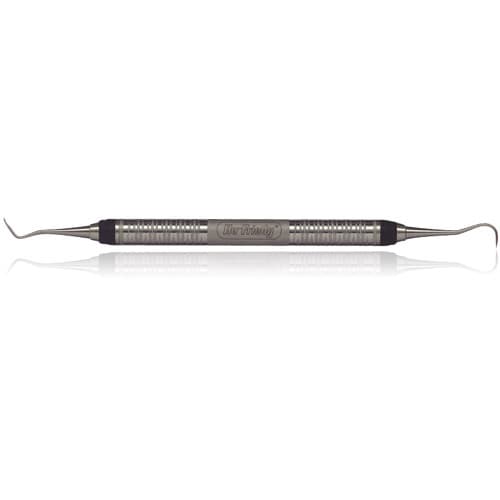 Hu-Friedy Sickle Scaler, Double-Ended, H5/Nevi 1, #7 Satin Steel Colours Handle, SNEV1/H57 thumbnail 4