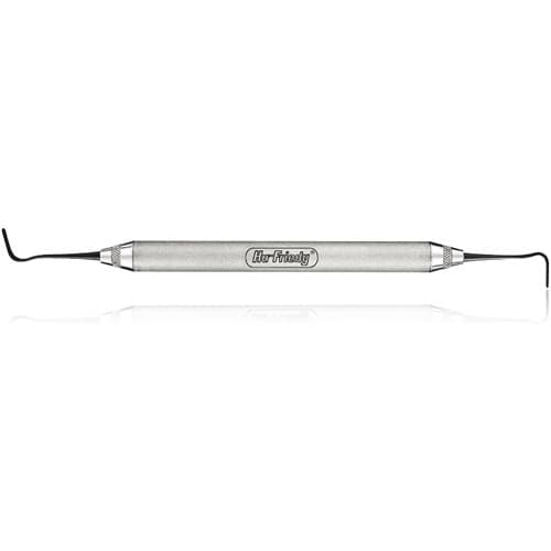 Hu-Friedy Goldstein Flexi-Thin Composite Instrument, Mini 4, XTS Smooth Satin Steel, Double-Ended, TNCIGFTMI4 thumbnail 6