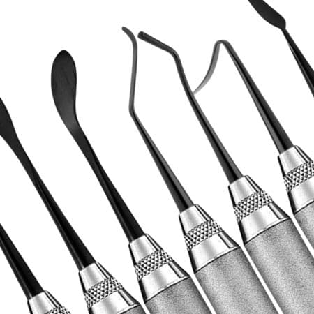 Hu-Friedy Goldfogel XTS Composite Instrument Anterior/Posterior Set, 9-Piece, Satin Steel, #6S thumbnail 2
