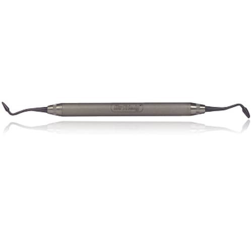 Hu-Friedy Satin Steel XTS Freedman Large Contact Forming Composite Instrument, #6S Smooth Satin Steel Handle, Double End, TNFCIL thumbnail 6
