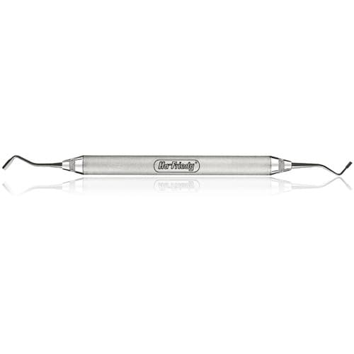 Hu-Friedy XTS 0T Tanner Plugger, Double End, Rhomboid, Smooth Satin Steel Handle, #6S, 1.7 mm thumbnail 4