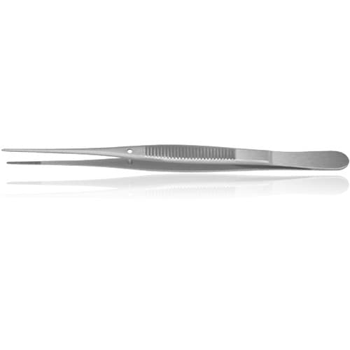 Hu-Friedy Tissue Pliers, #31 Semkin-Taylor, Straight, 5", Non-Cutting, Non-Locking, Stainless Steel thumbnail 3