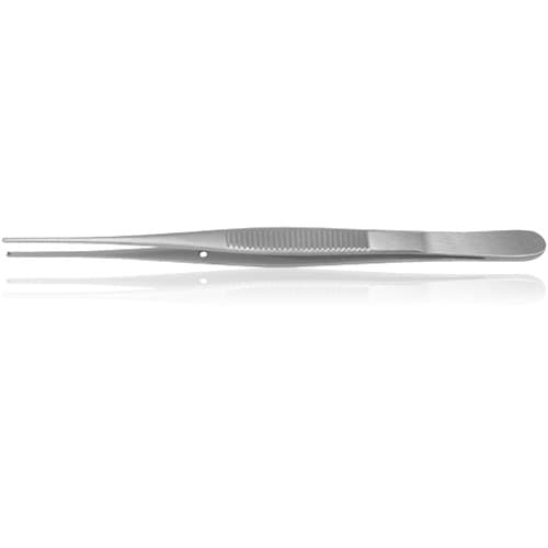 Hu-Friedy Tissue Pliers, Semkin-Taylor #33, 1" x 2", Straight, 5", Non-Cutting, Non-Locking, German Stainless Steel thumbnail 3