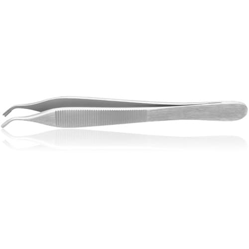 Hu-Friedy #43 Angled 7X7 Adson-Brown Tissue Pliers, 4 3/4" thumbnail 2