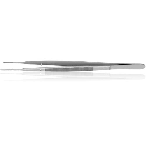 Hu-Friedy Gerald Tissue Pliers, 7 inch, Straight, Serrated Tip, Non-Cutting, 18mm thumbnail 3