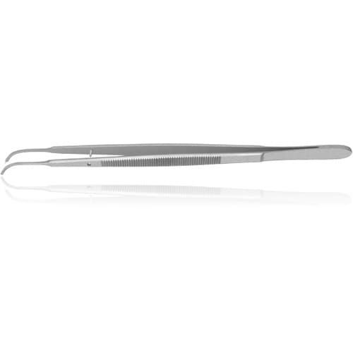 Hu-Friedy Tissue Pliers Gerald 1x2 Curved, 7 in thumbnail 4