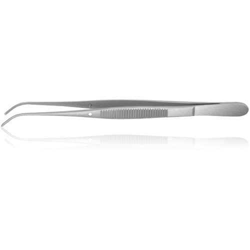Hu-Friedy Curved 1 X 2 Kramer-Nevins Tissue Pliers thumbnail 4