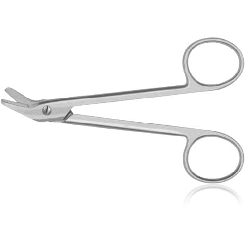 Hu-Friedy Angled Wire Cutting Scissors, Stainless Steel, Blunt Tip, WCS thumbnail 3
