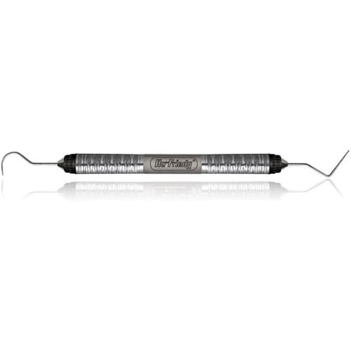 Hu-Friedy Qulix Color-Coded Expro 23/Thin Williams Double-Ended Explorer/Probe, #7 Satin Steel Colours Handle, XP23/QOW7 thumbnail 4