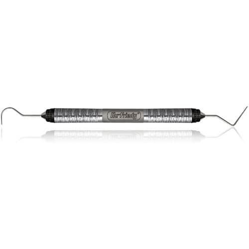 Hu-Friedy Expro 23/W Williams Double-End Explorer/Probe, #7 Satin Steel Colours Handle, XP23/W7 thumbnail 3