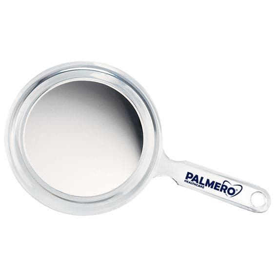 Palmero Hand Mirror, Double-Sided, 5" Diameter, Standard and 2.5x Magnification, Clear Plastic Handle, 1/Pk, 45 thumbnail 8