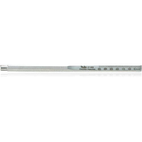 Choice Mirror Handle, Cone Socket, Mill Ruler, Octagon, 67-688 - Dental City - Mouth Mirror Handles - Image 1