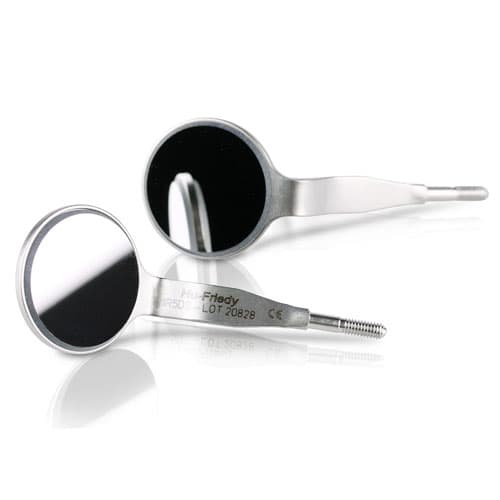 Hu-Friedy Cone Socket Mouth Mirror, Front Surface, Double-Sided, #5, Rhodium-Coated, 6/Pk, MIR5DS/6 thumbnail 10