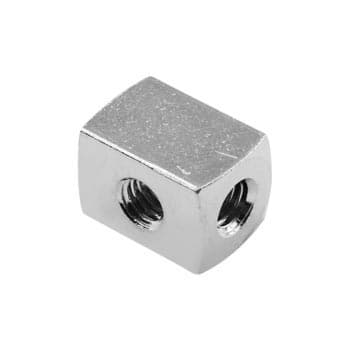 DCI 4-Way Cross Female Fitting, 10-32 Thread, Each thumbnail 2