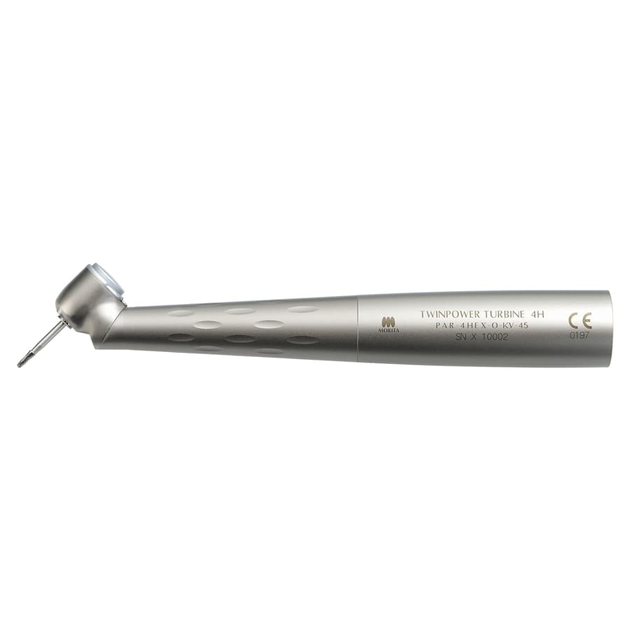 J. Morita TwinPower Turbine 45° High-Speed Air Handpiece with LED, Push-Button Autochuck, Triple Spray, for KaVo MULTIflex LUX, PAR-4HEX-O-KV-45 thumbnail 5