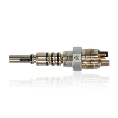Midwest Coupler 6-Pin for Stylus & XGT High-Speed Handpieces, Fiber Optic, Stainless Steel, 790246 thumbnail 5